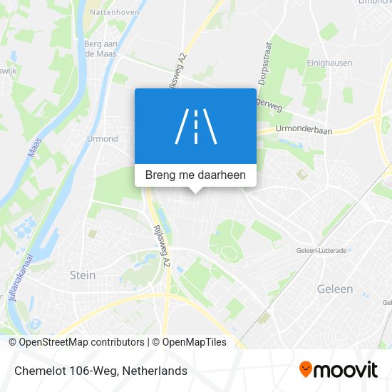 Chemelot 106-Weg kaart