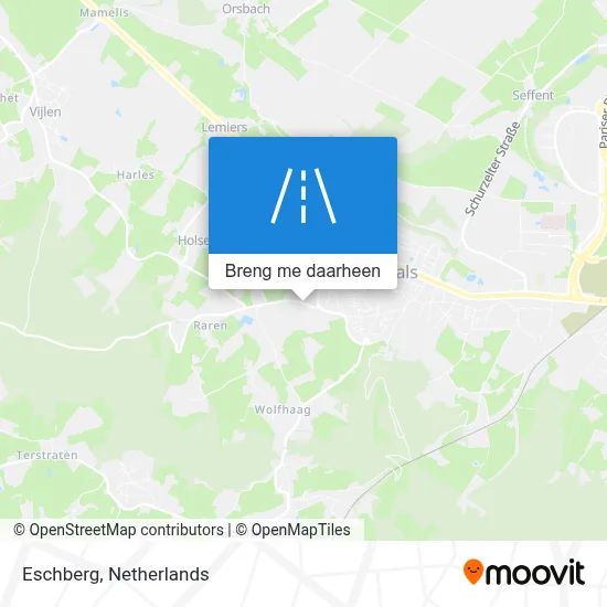 Eschberg kaart