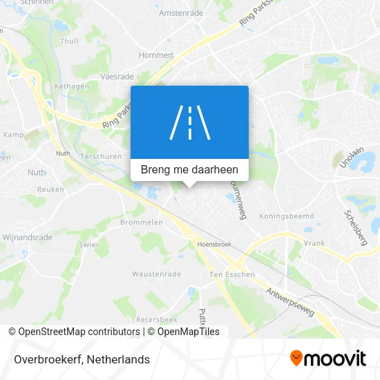 Overbroekerf kaart