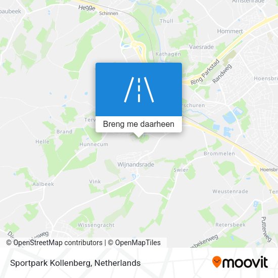 Sportpark Kollenberg kaart