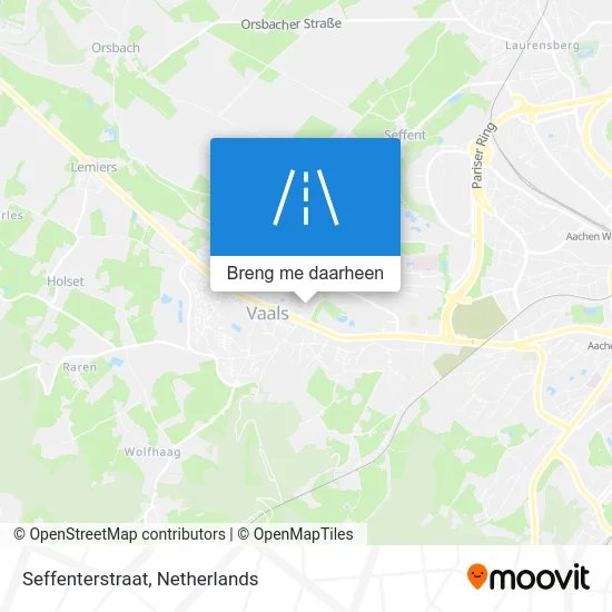 Seffenterstraat kaart