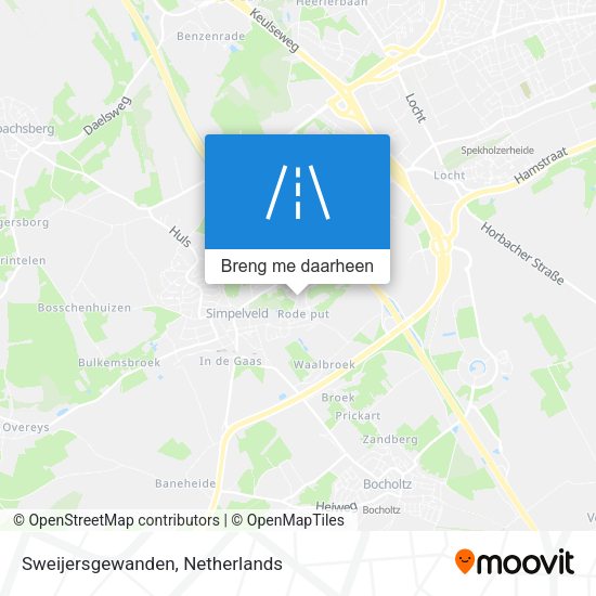 Sweijersgewanden kaart