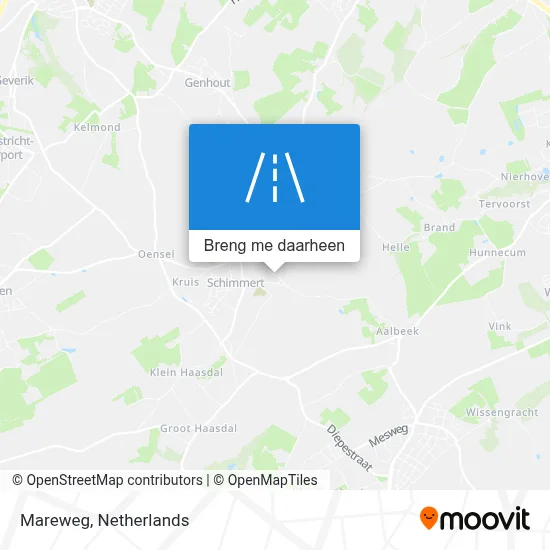 Mareweg kaart