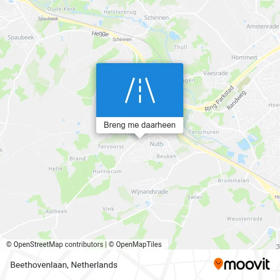 Beethovenlaan kaart