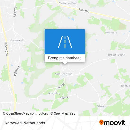Karreweg kaart