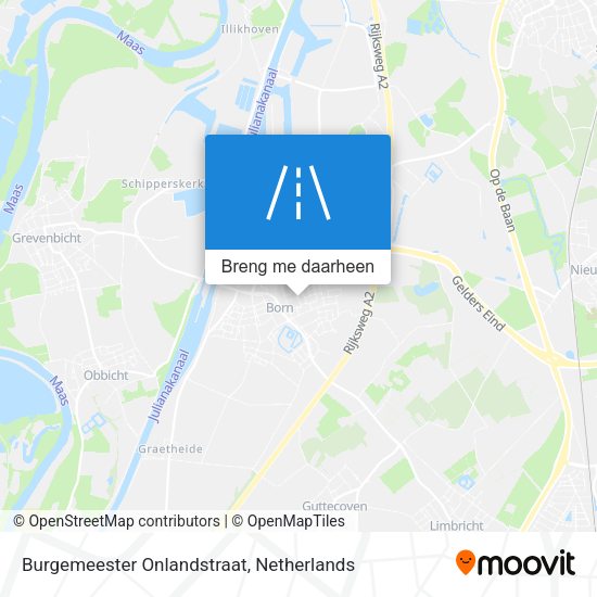 Burgemeester Onlandstraat kaart