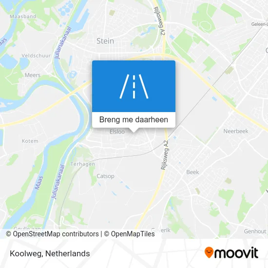 Koolweg kaart