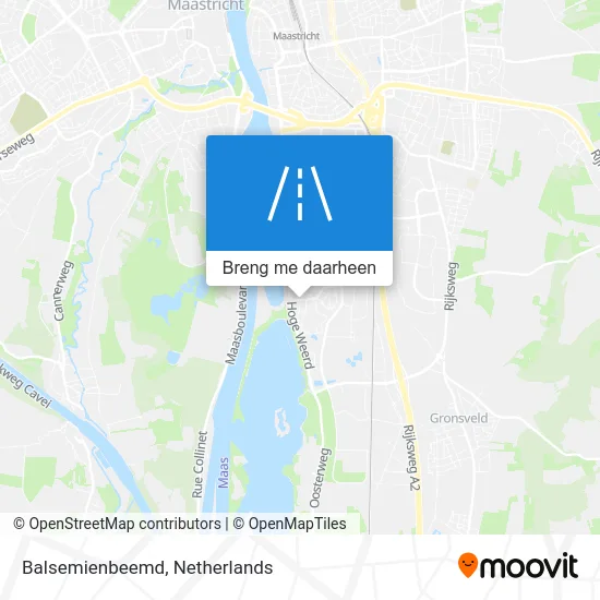 Balsemienbeemd kaart