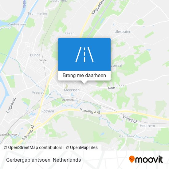 Gerbergaplantsoen kaart