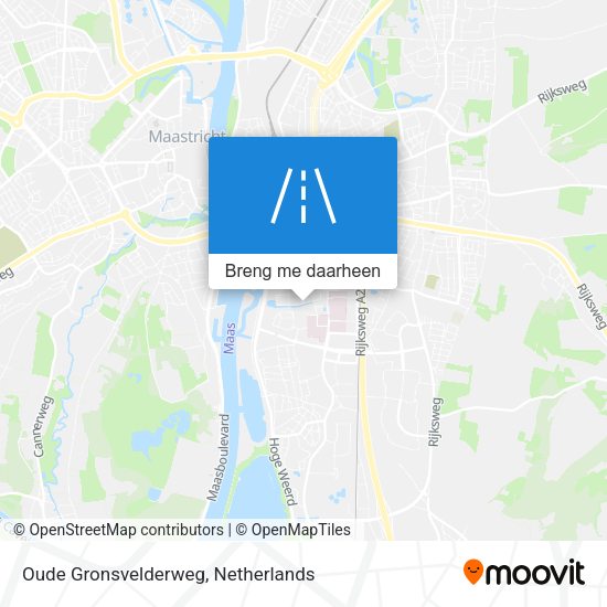 Oude Gronsvelderweg kaart