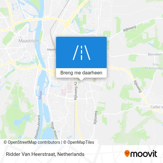 Ridder Van Heerstraat kaart