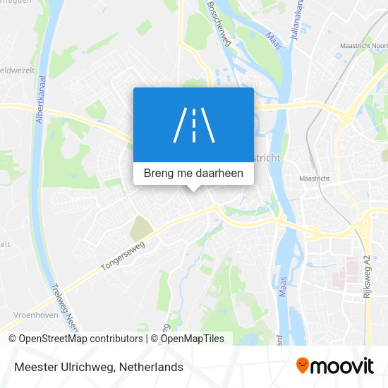 Meester Ulrichweg kaart