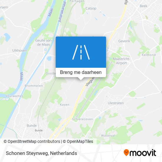 Schonen Steynweg kaart