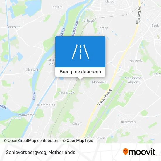 Schieversbergweg kaart