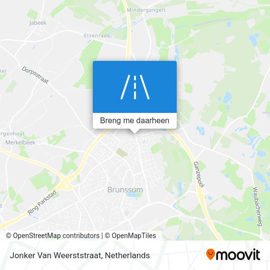 Jonker Van Weerststraat kaart