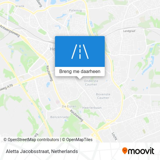 Aletta Jacobsstraat kaart