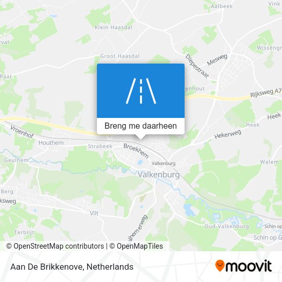 Aan De Brikkenove kaart