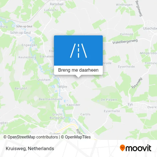 Kruisweg kaart