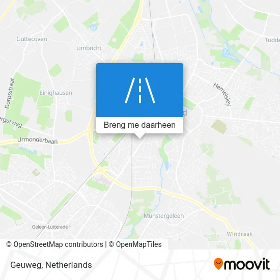 Geuweg kaart