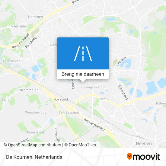 De Koumen kaart