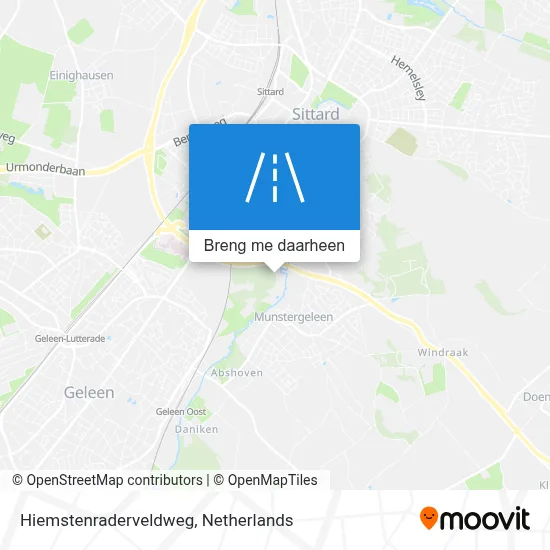 Hiemstenraderveldweg kaart