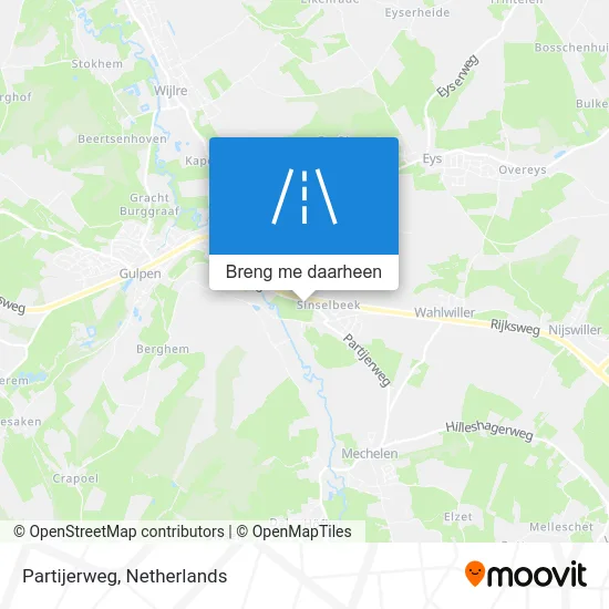 Partijerweg kaart