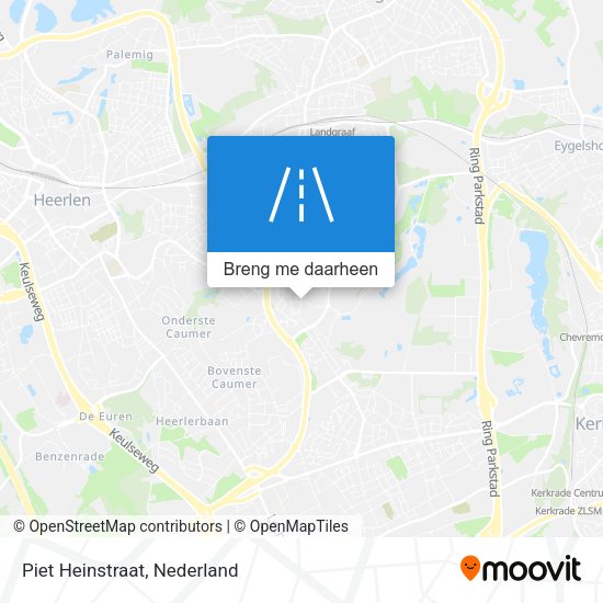Piet Heinstraat kaart