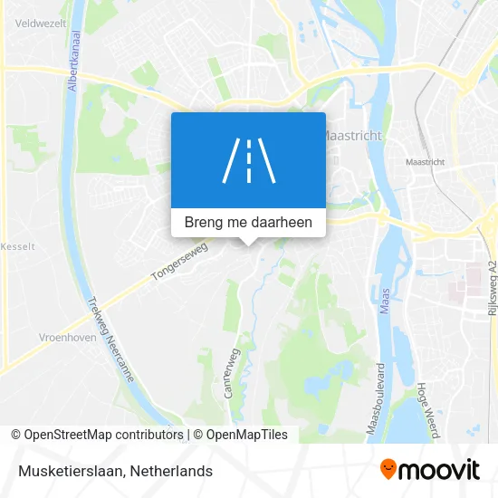 Musketierslaan kaart