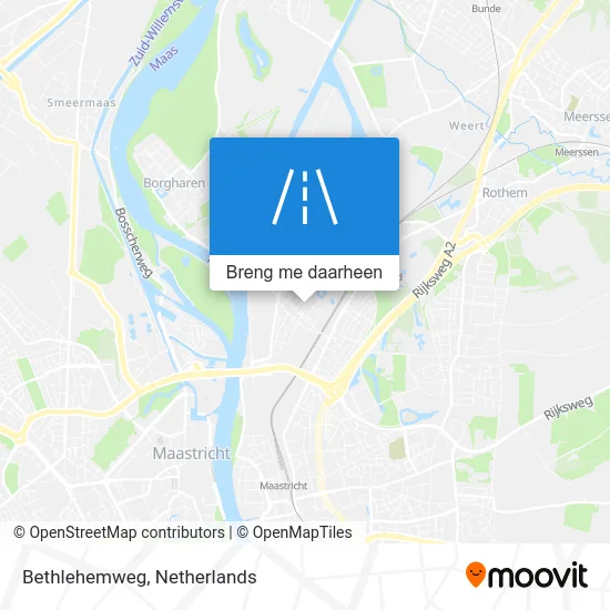 Bethlehemweg kaart