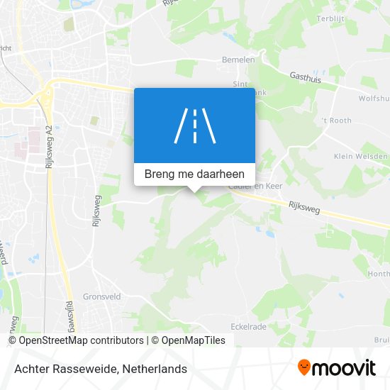 Achter Rasseweide kaart
