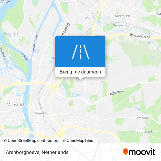 Arenborghoeve kaart