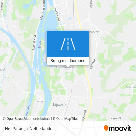Het Paradijs kaart