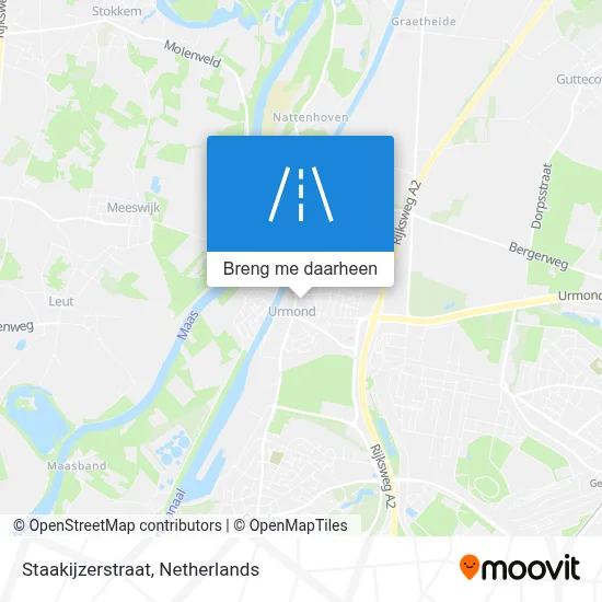 Staakijzerstraat kaart