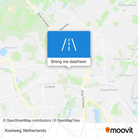 Koelweg kaart