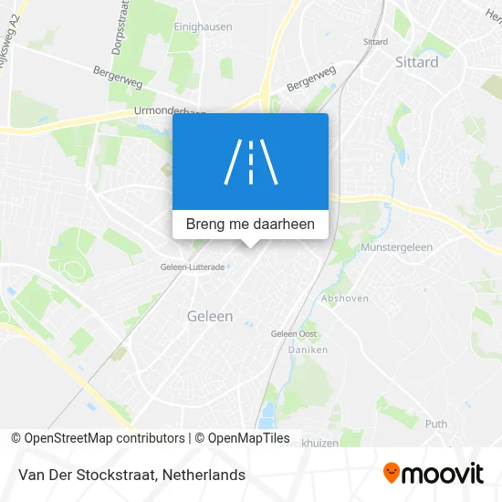 Van Der Stockstraat kaart