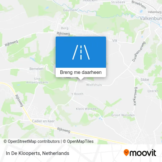 In De Klooperts kaart