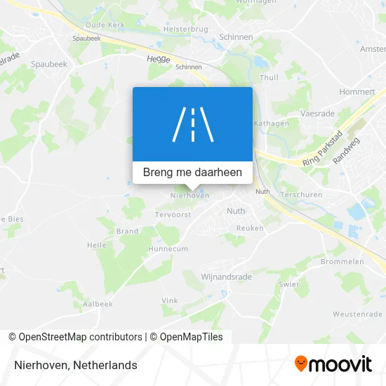 Nierhoven kaart