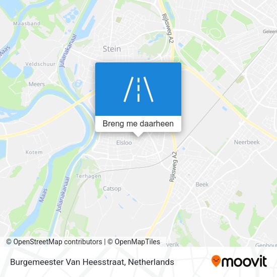 Burgemeester Van Heesstraat kaart
