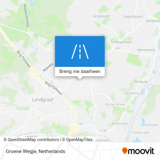 Groene Wegje kaart