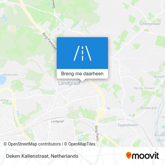 Deken Kallenstraat kaart