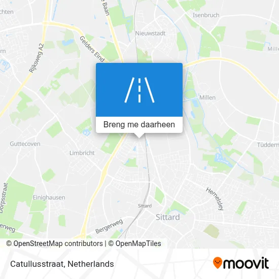 Catullusstraat kaart