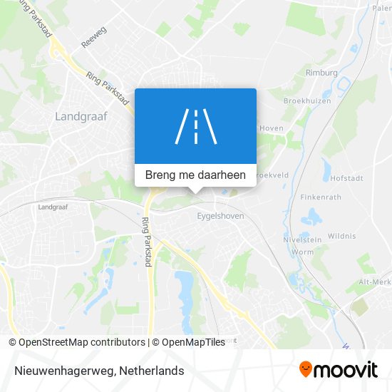 Nieuwenhagerweg kaart