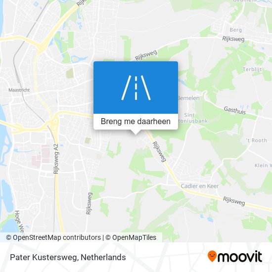 Pater Kustersweg kaart