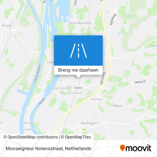 Monseigneur Nolensstraat kaart