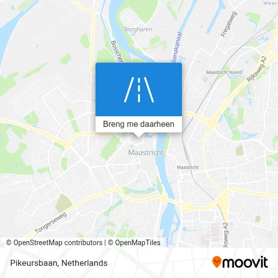 Pikeursbaan kaart