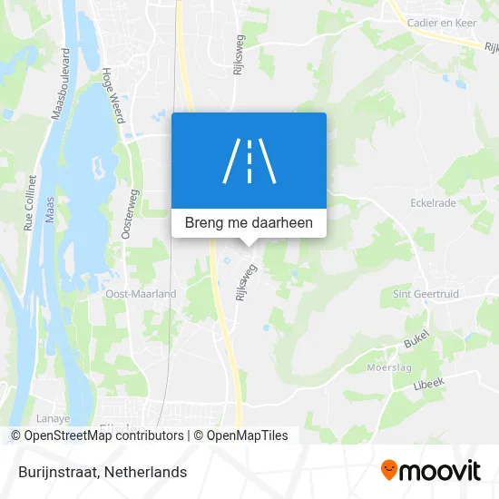 Burijnstraat kaart