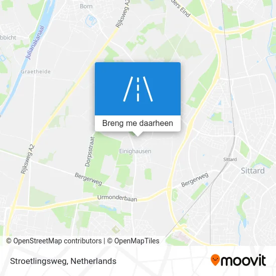 Stroetlingsweg kaart