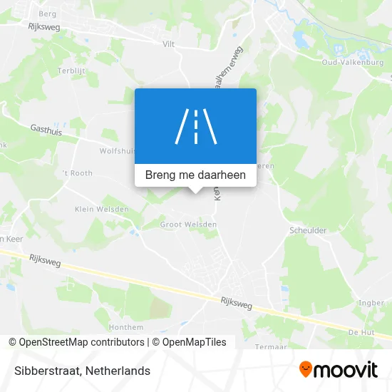Sibberstraat kaart