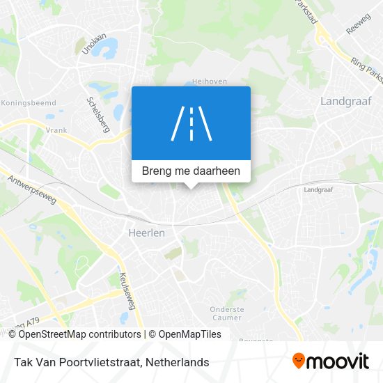 Tak Van Poortvlietstraat kaart