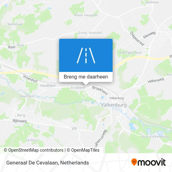Generaal De Cevalaan kaart